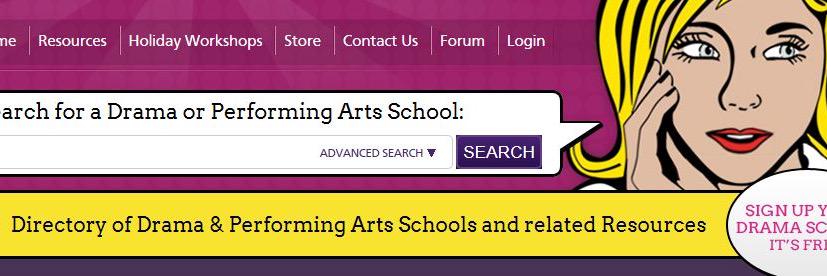 DramaClasses.biz Performing Arts Directory banner