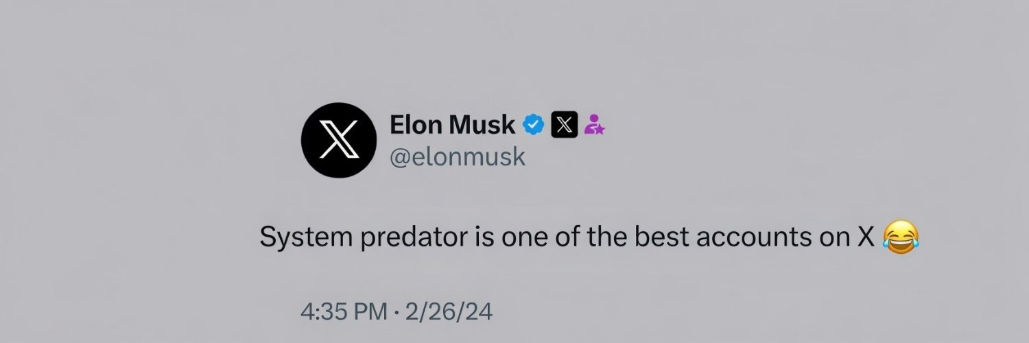 System Predator banner