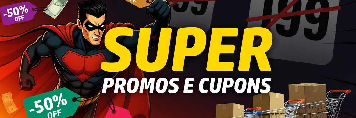 SUPER Promos e Cupons banner