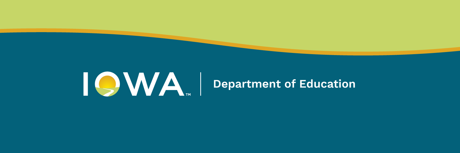 Iowa Department of Education banner