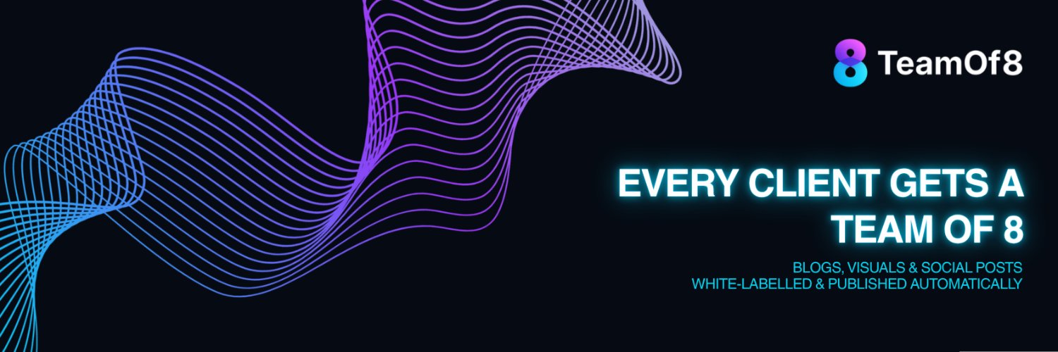 TeamOf8 | White-Label Content Team banner