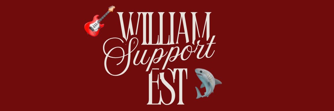 WILLIAMEST SUPPORT banner