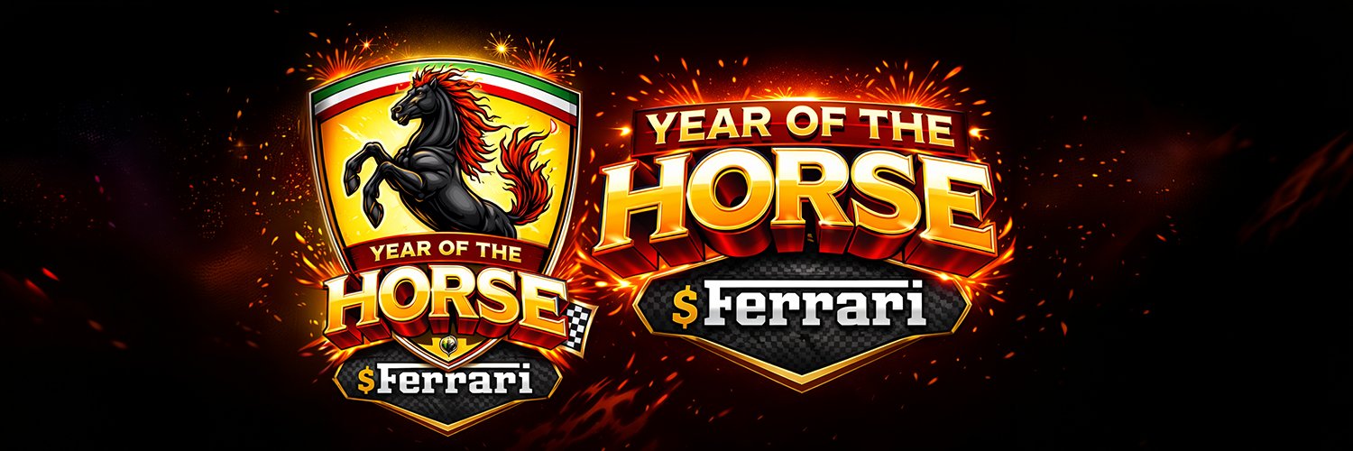Year of the horse ($Ferrari) banner