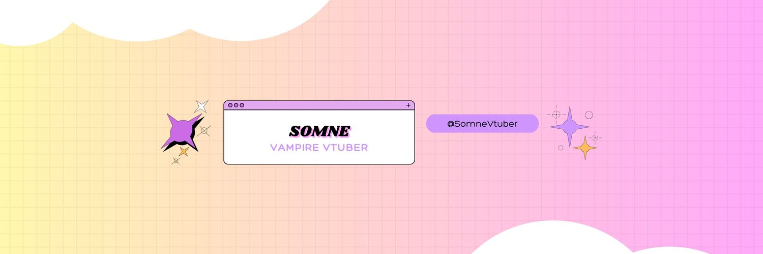 Somne 💤🦇 Vampire Vtuber banner