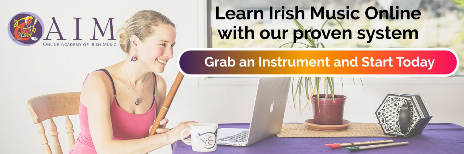 ☘️ Online Academy of Irish Music (OAIM.ie) ☘️ banner