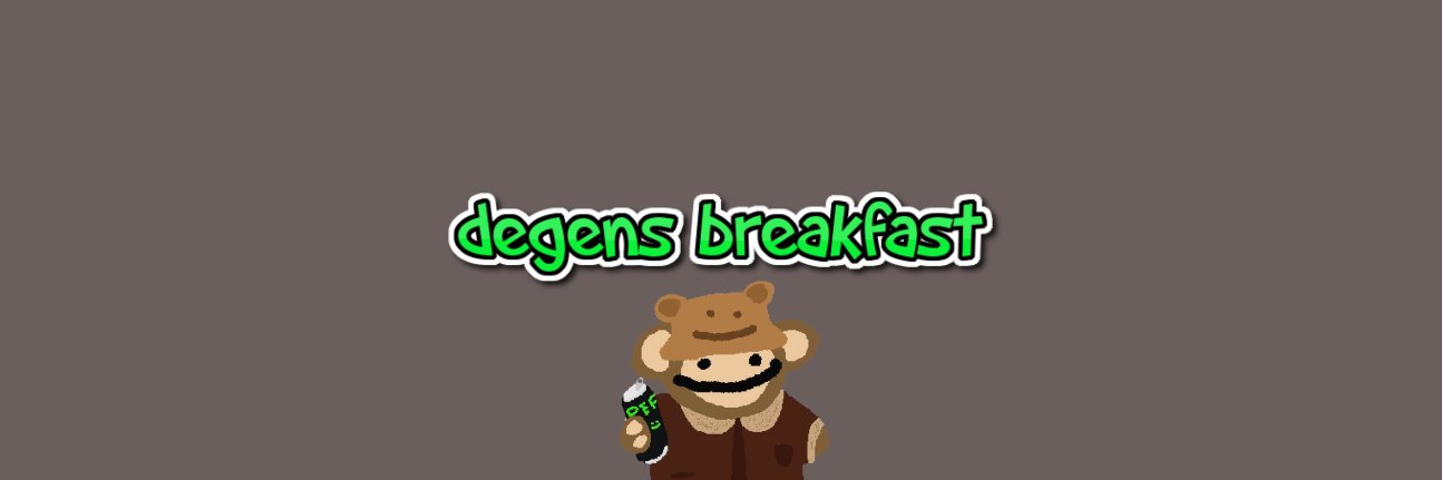 degens breakfast banner