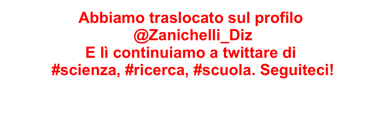 Zanichelli Scienze banner