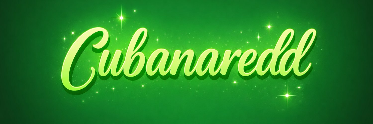 Cubanaredd 💚 banner