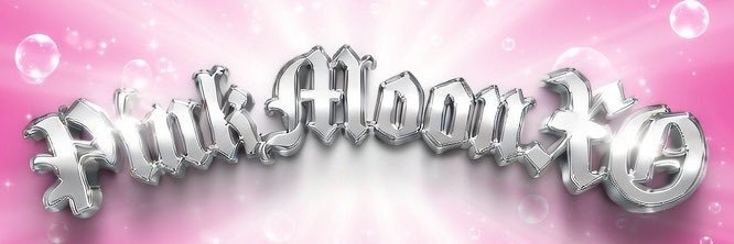 Pink Moon XO banner