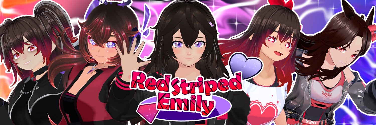 RedStripedEmily 💎 ❤️ banner