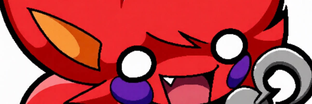 Evil Scary Red Lolbit banner