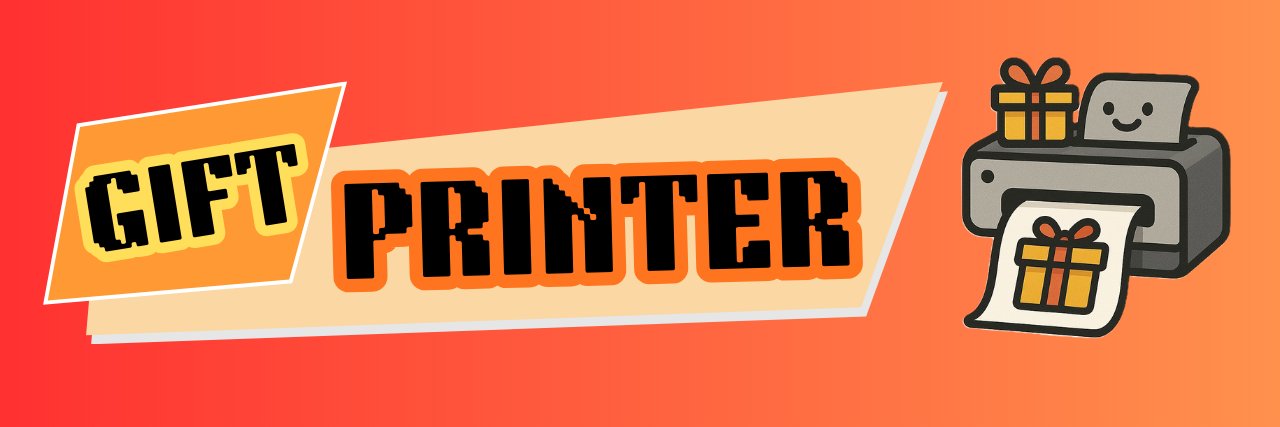 Gift Printer banner