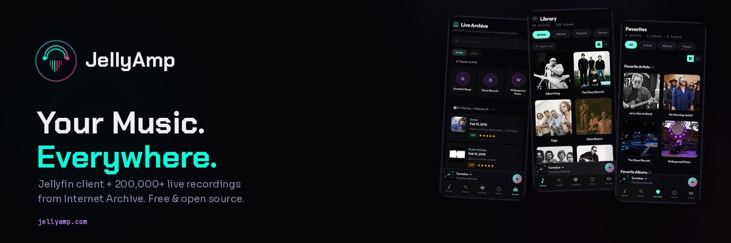 JellyAmp banner