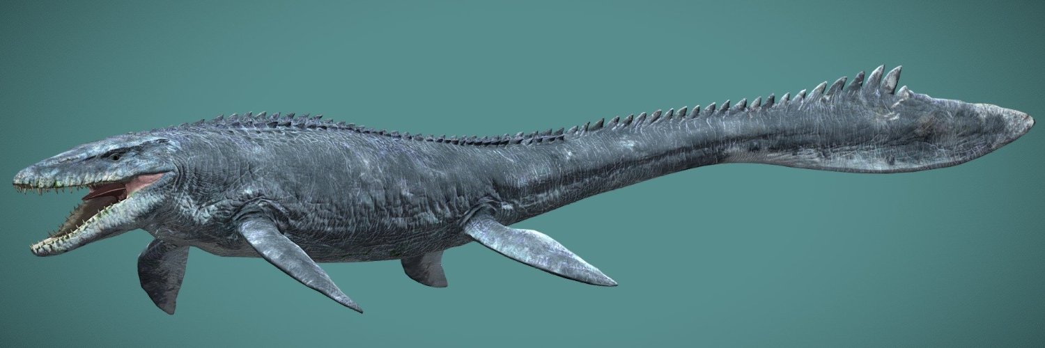 Mosasaurus banner