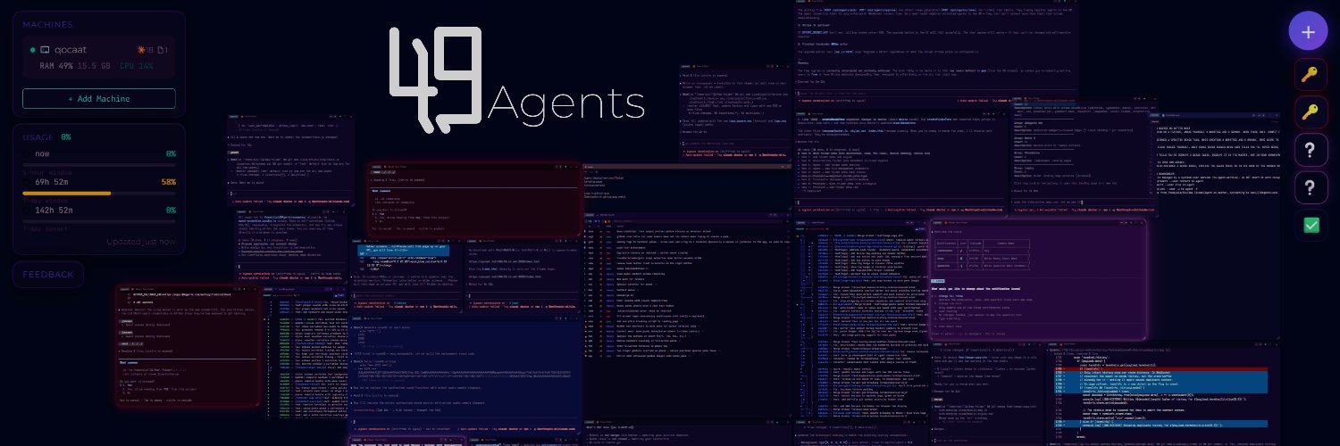 49 Agents - Agentic Coding IDE banner