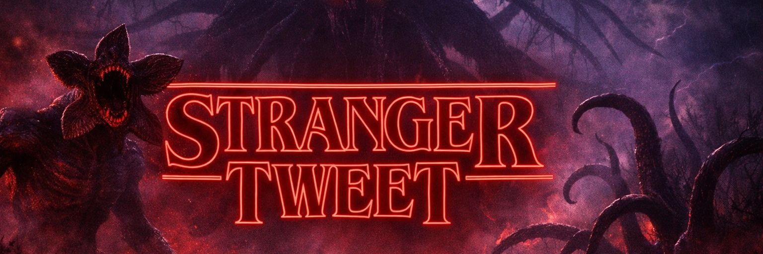 stranger tweet 🐢🐢 banner