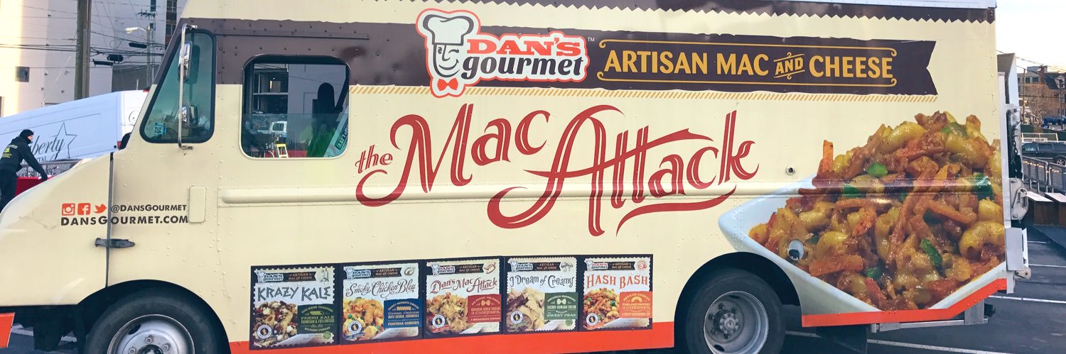 Dan’s Gourmet Mac & Cheese banner