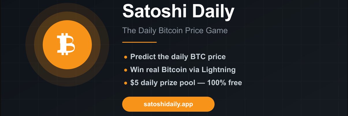 Satoshi Daily banner