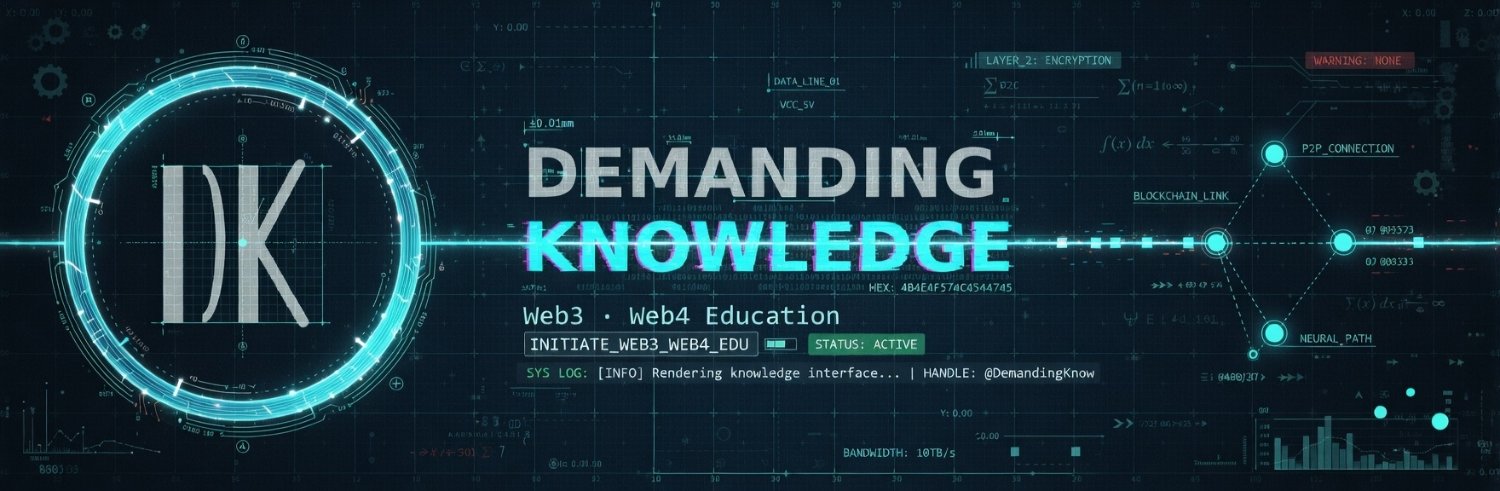 Demanding Knowledge banner