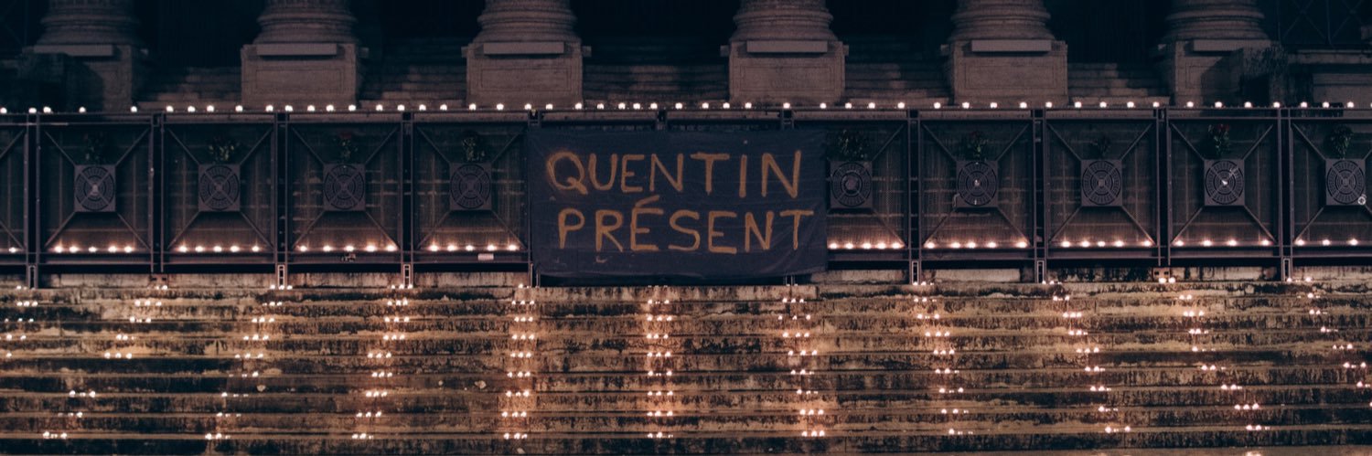 Justice Pour Quentin banner