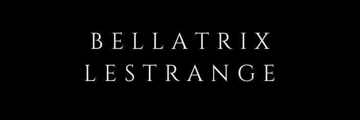 Bellatrix Lestrange banner