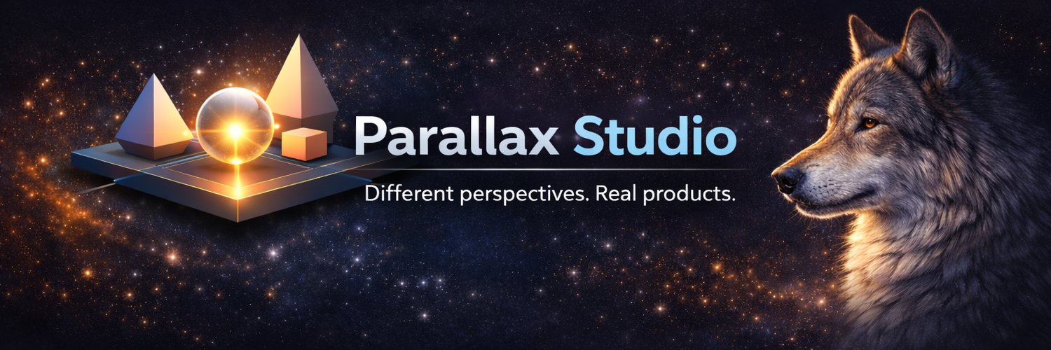 Parallax Studio | 🧠✨ Concept Architect 🚀 banner