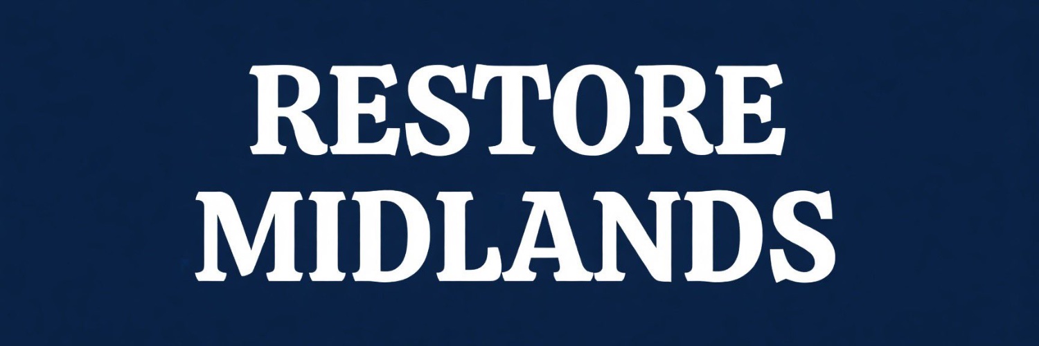 Restore Britain Midlands banner