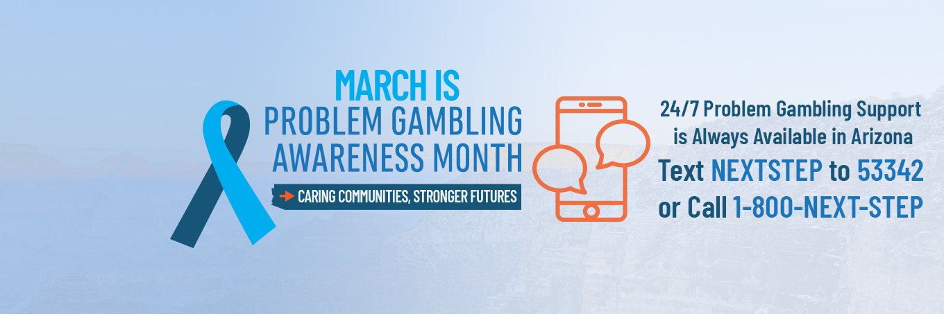 Arizona Division of Problem Gambling banner