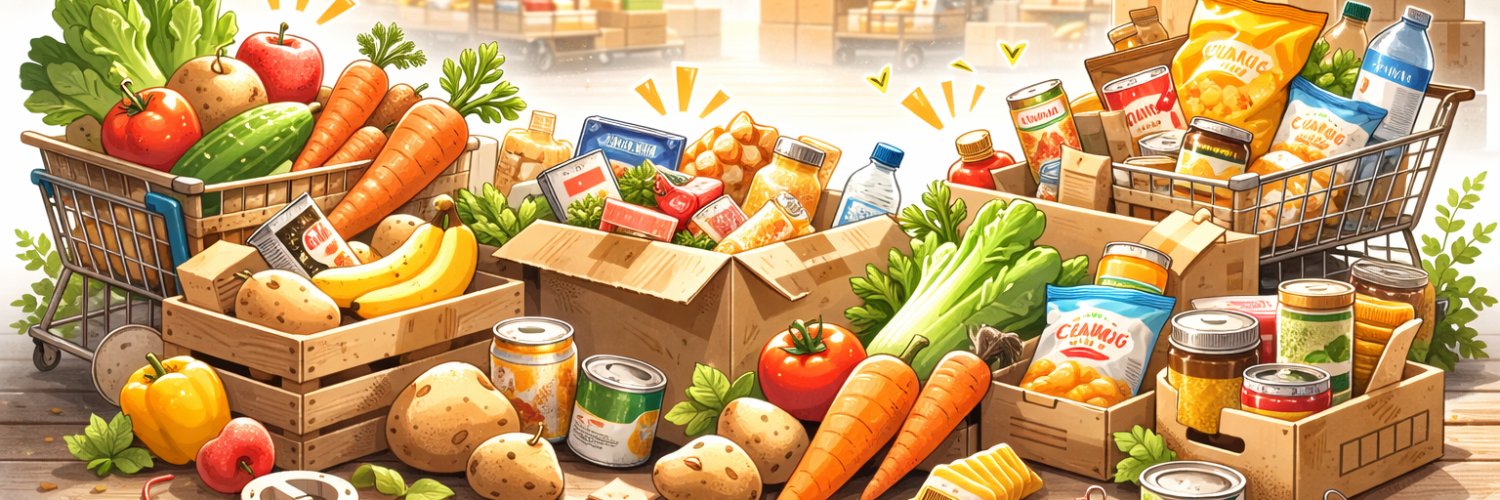 ワケあり専門店 🤷 お得を分け合う会 banner