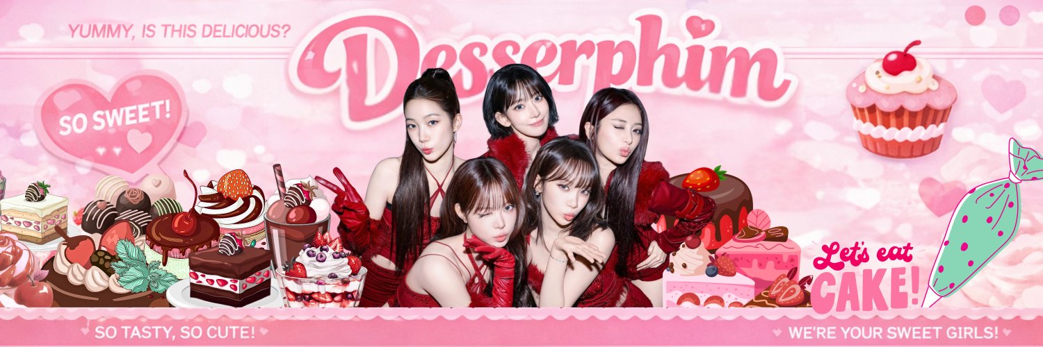 𓏲 ๋࣭be your sugar rush fim, 𝙙͟esserɑphim 🧁⊹ ࣪ ˖ banner