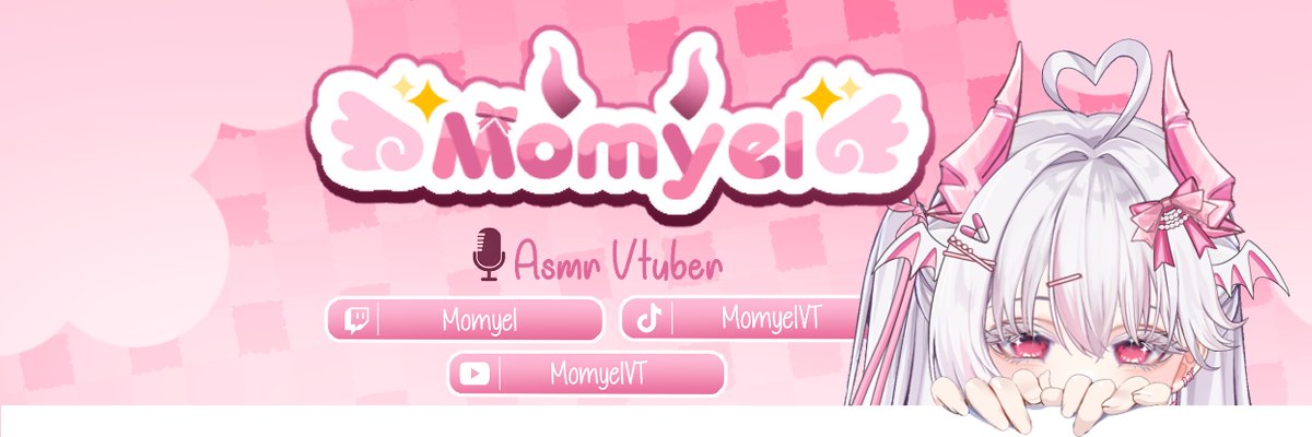 Momyel 🎀🪽ASMR Vtuber banner