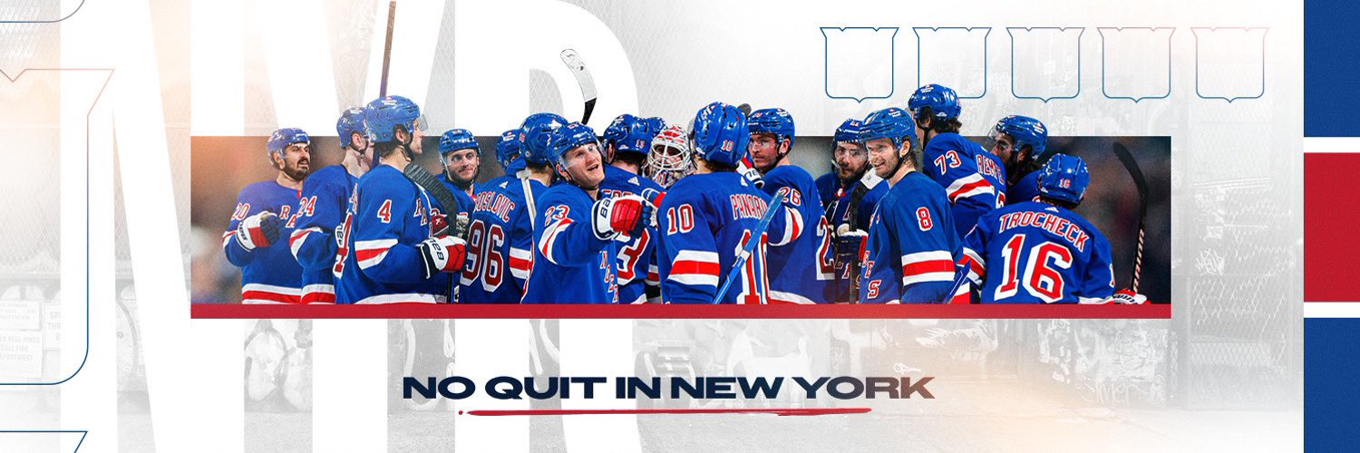 x - New York Rangers Profile Banner