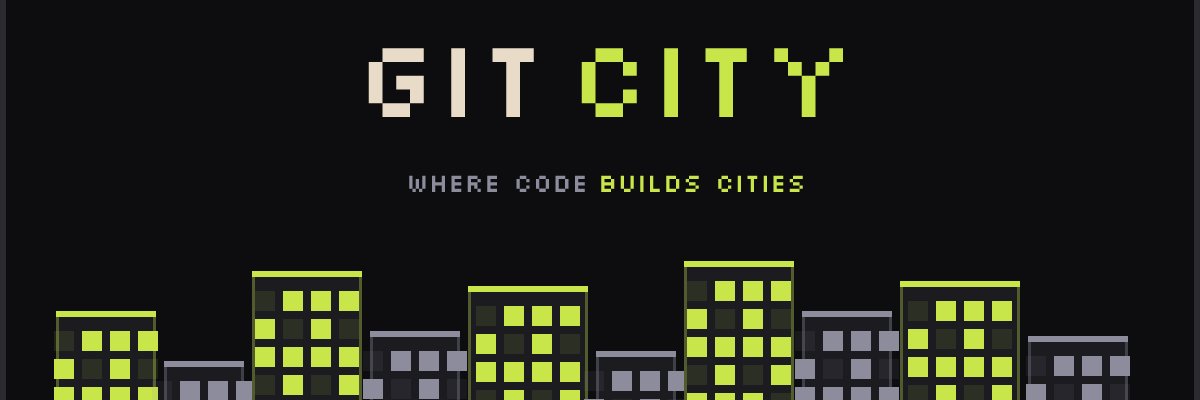Git City banner