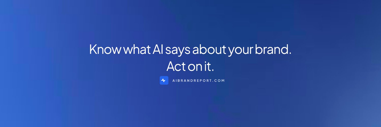 AI Brand Report banner