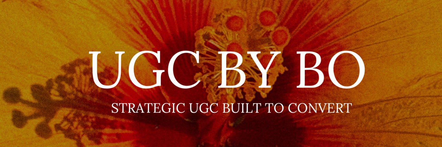 Bo | UGC Creator & Strategist banner