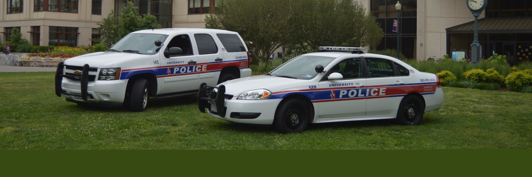 American University Police banner
