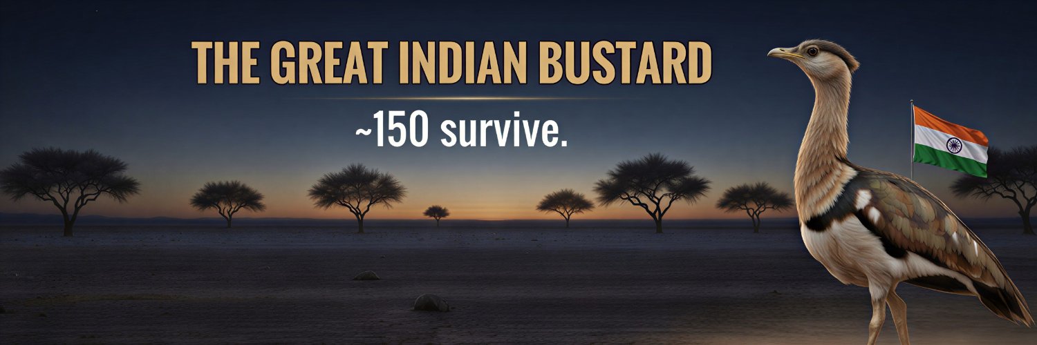 The Great Indian Bustard banner