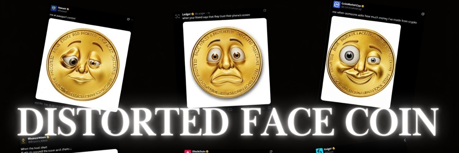 Distorted Face Coin banner