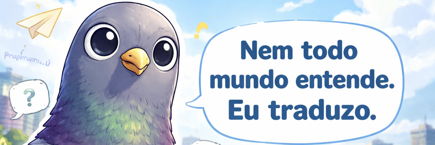 A Pomba Tradutora banner