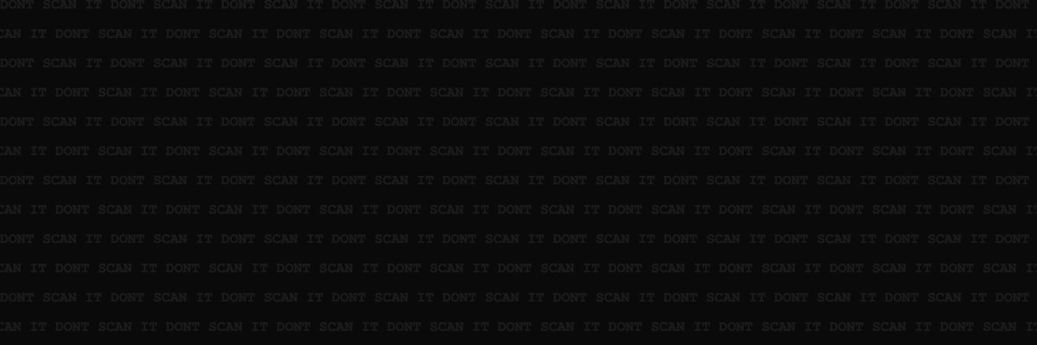DONTSCANIT's profile banner image