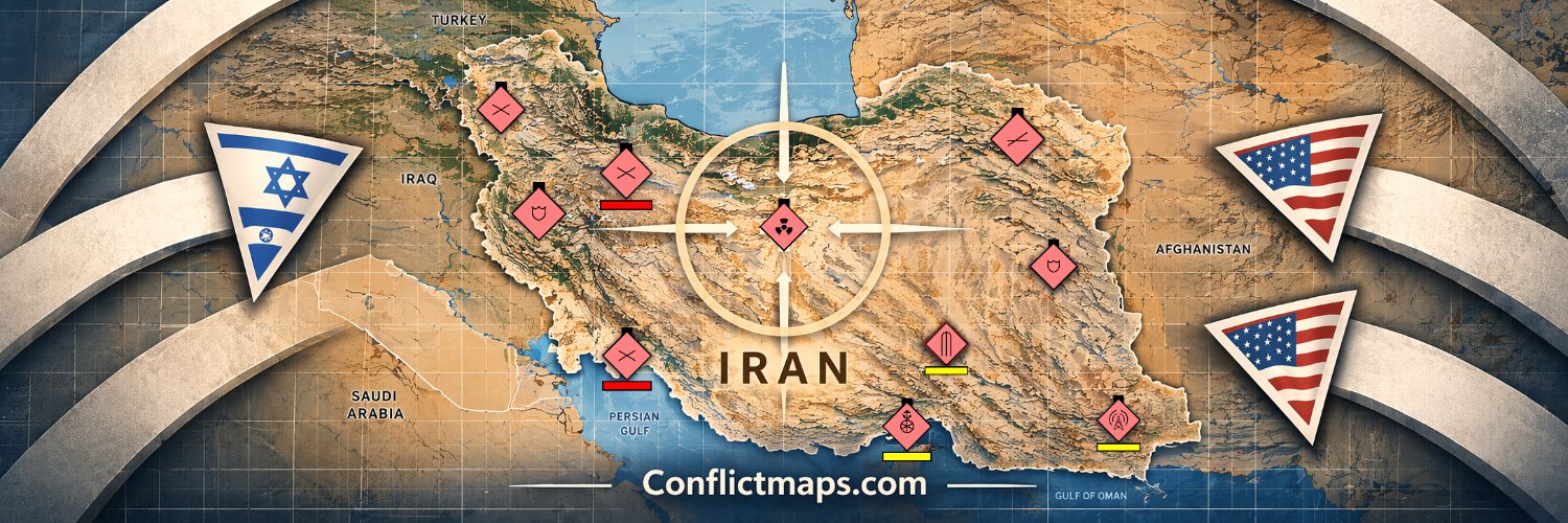 Iran Conflict Maps banner