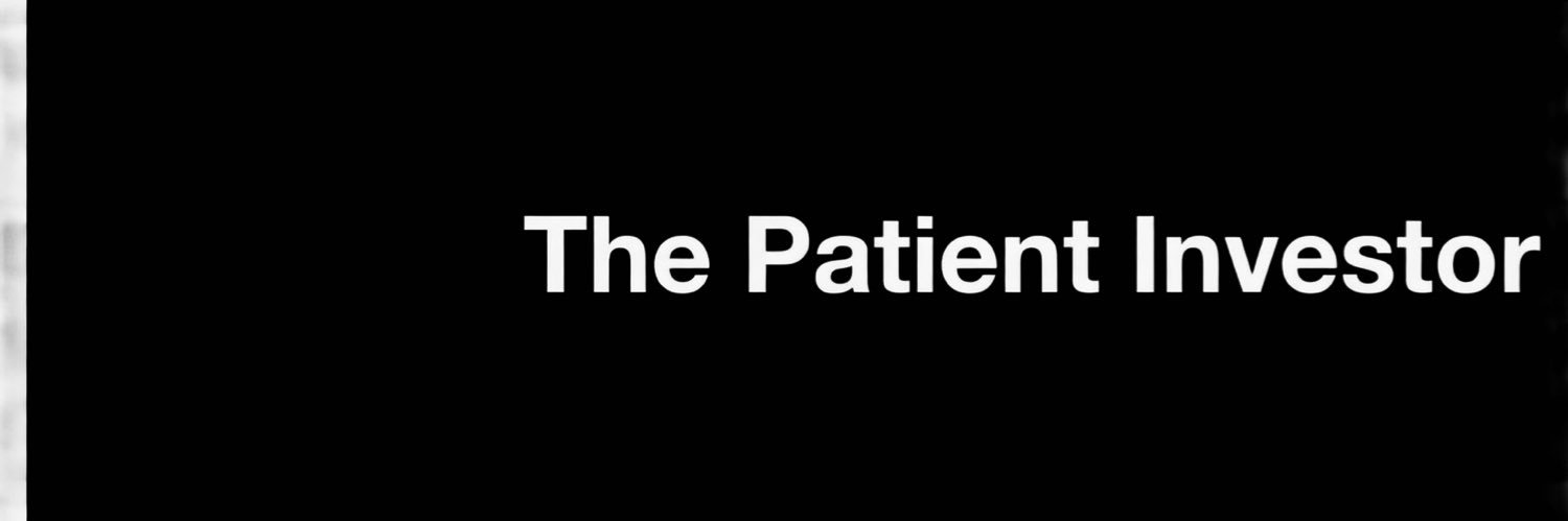 The Patient Investor banner