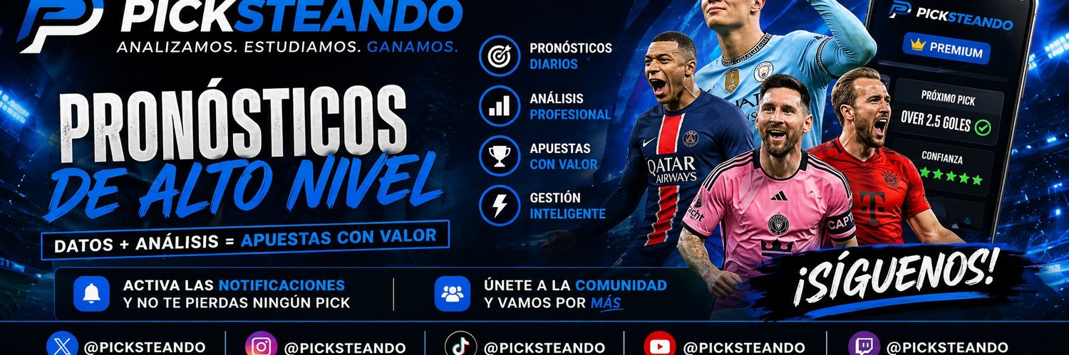 Apuestas deportivas 🧠 | Pronósticos deportivos 🏆 banner