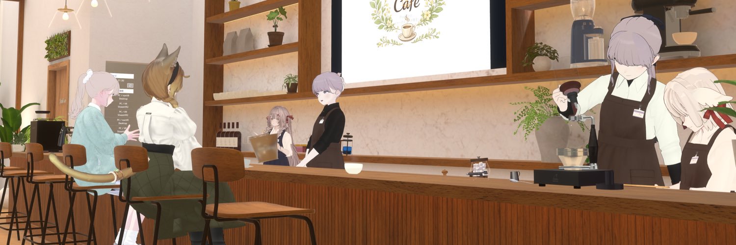 VRCイベント『店長不在のカフェ』 banner