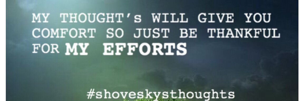 ShoveskyThought's profile banner image