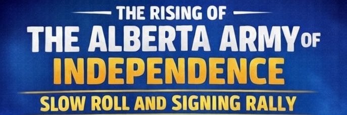 The Rising of The Alberta Army of Independence banner