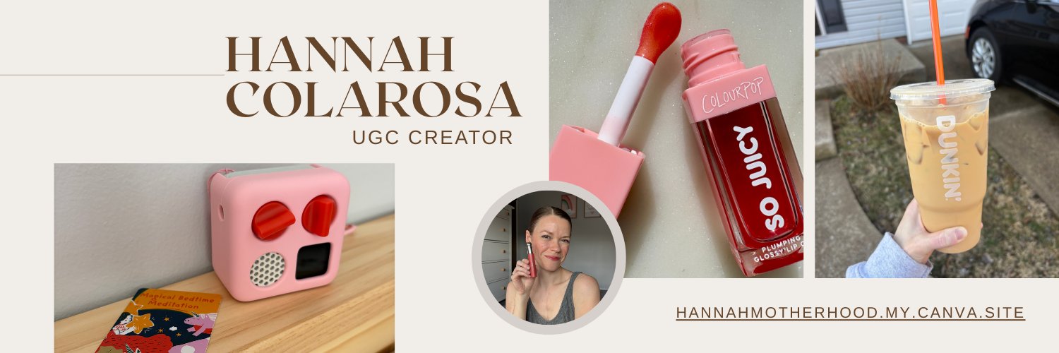 Hannah Colarosa | UGC Creator banner