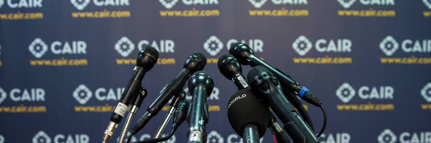 CAIR National's banner