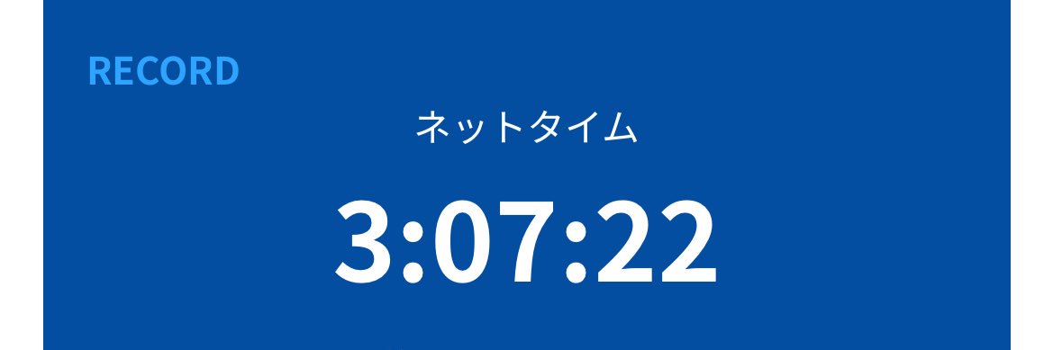 しゅんた| サブ3挑戦　PB3:07 banner