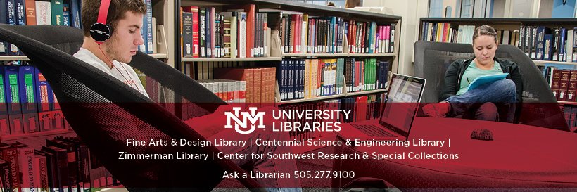 UNM Libraries banner